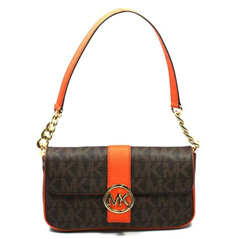 michael kors fulton small shoulder flap bag|Michael Kors Fulton Acorn Brown Small Shoulder Flap Leather .